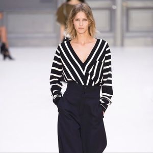 Chloe cotton v-neck sweater